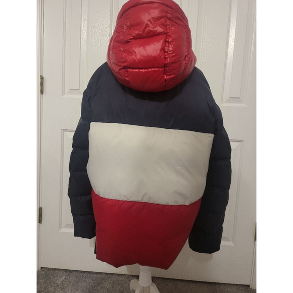 Men's Tommy Hilfiger Jacket, Red, Navy, Size L - Picture 6 of 10